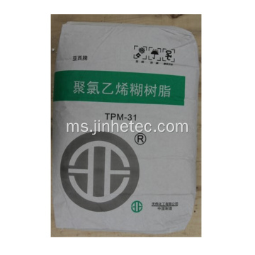 Tianye Tampal PVC Resin PM31 Untuk Kulit Tiruan